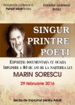 Afis - Singur printre poeti